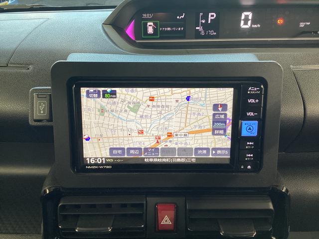 タント カスタムＲＳ　衝突被害軽減ブレーキ　横滑り防止装置　オートハイビーム　アイドリングストップ　ステアリングスイッチ　オートライト　キーフリー　オートエアコン　ナビ　ドラレコ　パノラマカメラ　ＥＴＣ　マット　バイザー（10枚目）