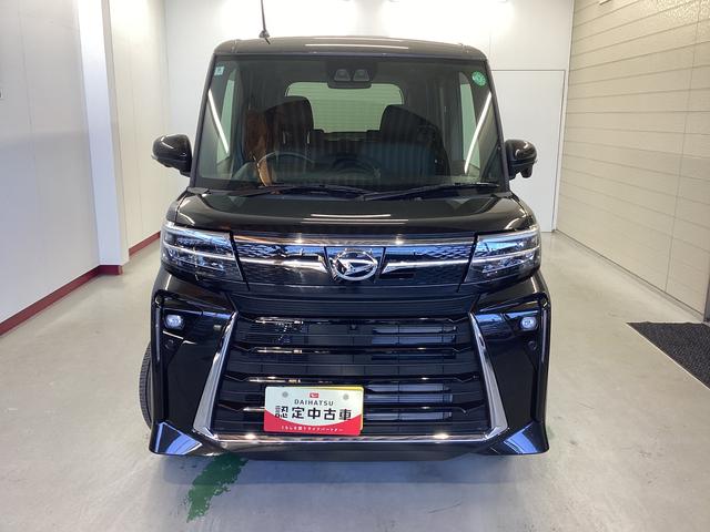 タント カスタムＲＳ　衝突被害軽減ブレーキ　横滑り防止装置　オートハイビーム　アイドリングストップ　ステアリングスイッチ　オートライト　キーフリーシステム　オートエアコン　パノラマカメラ　マット　バイザー（2枚目）