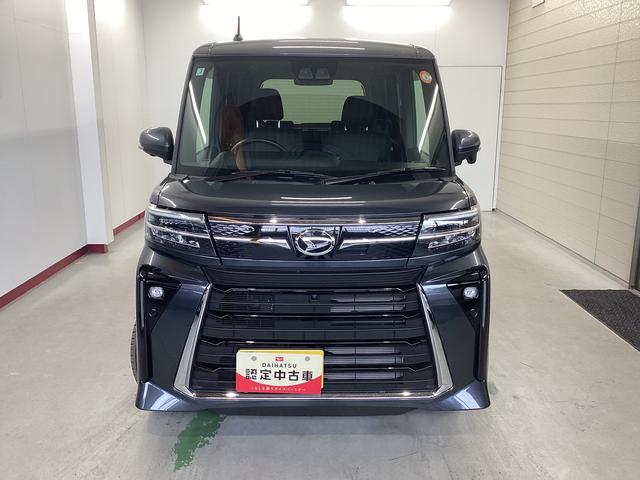 タント カスタムＸ　衝突被害軽減ブレーキ　横滑り防止装置　オートハイビーム　アイドリングストップ　ステアリングスイッチ　オートライト　キーフリーシステム　オートエアコン　パノラマカメラ　マット　バイザー（2枚目）