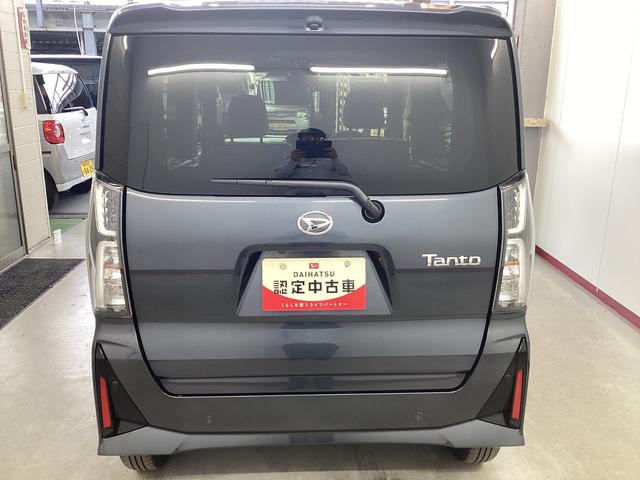 タント カスタムＸ　衝突被害軽減ブレーキ　横滑り防止装置　オートハイビーム　アイドリングストップ　ステアリングスイッチ　オートライト　キーフリーシステム　オートエアコン　パノラマカメラ　マット　バイザー（3枚目）