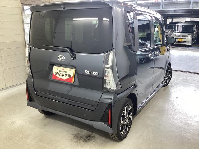タント カスタムＸ　衝突被害軽減ブレーキ　横滑り防止装置　オートハイビーム　アイドリングストップ　ステアリングスイッチ　オートライト　キーフリーシステム　オートエアコン　パノラマカメラ　マット　バイザー（8枚目）