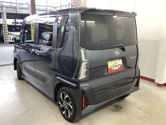 タント カスタムＸ　衝突被害軽減ブレーキ　横滑り防止装置　オートハイビーム　アイドリングストップ　ステアリングスイッチ　オートライト　キーフリーシステム　オートエアコン　パノラマカメラ　マット　バイザー（9枚目）