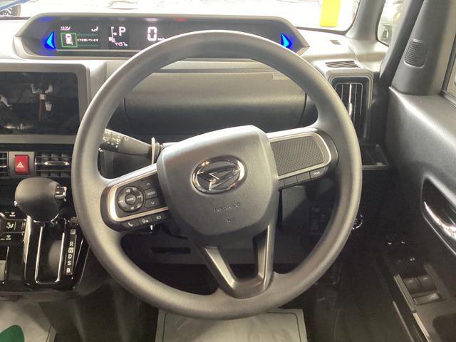 タント カスタムＸ　衝突被害軽減ブレーキ　横滑り防止装置　オートハイビーム　アイドリングストップ　ステアリングスイッチ　オートライト　キーフリーシステム　オートエアコン　パノラマカメラ　マット　バイザー（27枚目）