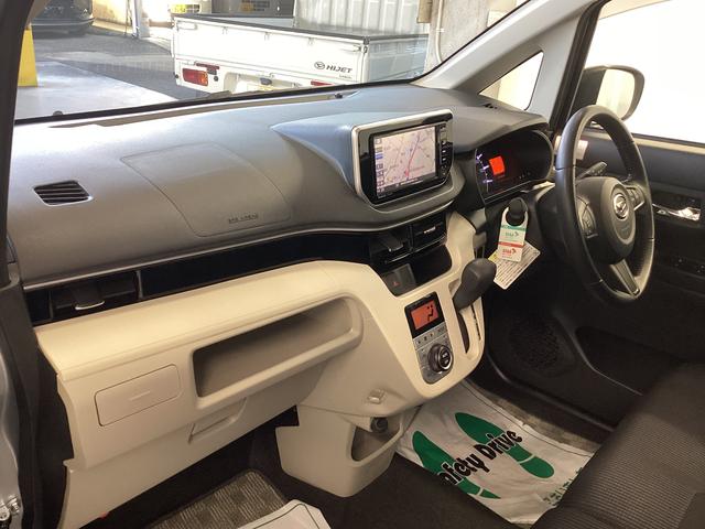 ムーヴ Ｘリミテッド　ＳＡＩＩＩ　衝突被害軽減ブレーキ　横滑り防止装置　４ＷＤ　オートハイビーム　アイドリングストップ　ステアリングスイッチ　オートライト　キーフリーシステム　オートエアコン　社外ナビ　バックカメラ　マット　バイザー（12枚目）