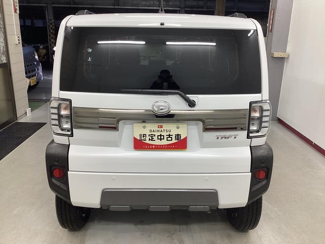 タフト Gターボ ダーククロムベンチャー 衝突被害軽減ブレーキ 横滑り防止装置 オートハイビーム アイドリングストップ ステアリングスイッチ オートライト キーフリーシステム オートエアコン パノラマカメラ(3枚目)