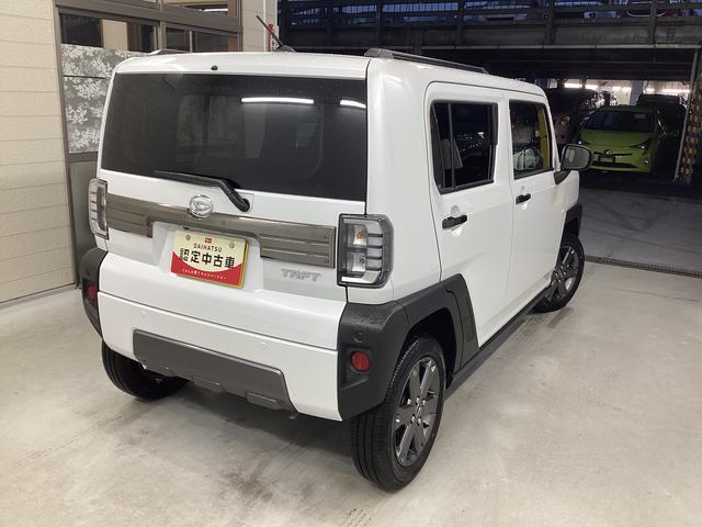 タフト Gターボ ダーククロムベンチャー 衝突被害軽減ブレーキ 横滑り防止装置 オートハイビーム アイドリングストップ ステアリングスイッチ オートライト キーフリーシステム オートエアコン パノラマカメラ(8枚目)