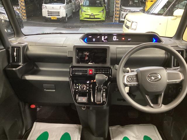 タント カスタムＸ　衝突被害軽減ブレーキ　横滑り防止装置　オートハイビーム　アイドリングストップ　ステアリングスイッチ　オートライト　キーフリーシステム　オートエアコン　パノラマカメラ　マット　バイザー（16枚目）