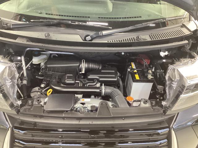 タント カスタムＸ　衝突被害軽減ブレーキ　横滑り防止装置　オートハイビーム　アイドリングストップ　ステアリングスイッチ　オートライト　キーフリーシステム　オートエアコン　パノラマカメラ　マット　バイザー（17枚目）