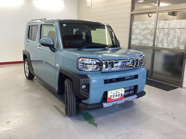 タフト Ｇターボ　クロムベンチャー　衝突被害軽減ブレーキ　横滑り防止装置　オートハイビーム　アイドリングストップ　ステアリングスイッチ　オートライト　キーフリーシステム　オートエアコン　パノラマカメラ（6枚目）