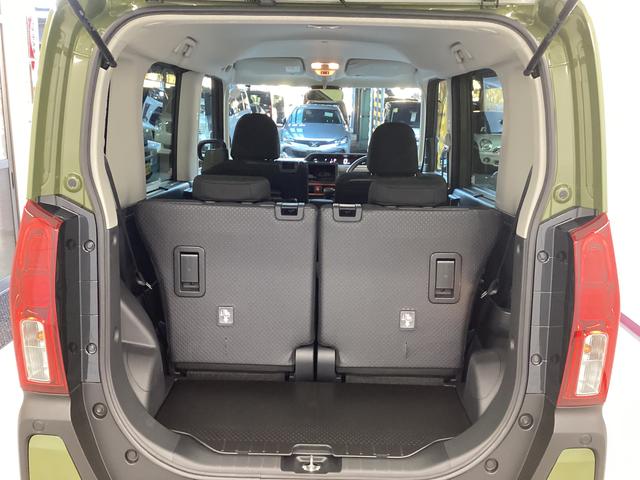 タント ファンクロス　衝突被害軽減ブレーキ　横滑り防止装置　オートハイビーム　アイドリングストップ　ステアリングスイッチ　オートライト　キーフリーシステム　オートエアコン　パノラマカメラ　マット　バイザー（15枚目）