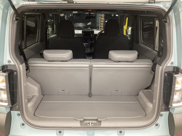 タフト Ｘ　衝突被害軽減ブレーキ　横滑り防止装置　オートハイビーム　アイドリングストップ　ステアリングスイッチ　オートライト　キーフリーシステム　オートエアコン　パノラマカメラ　マット　バイザー（15枚目）