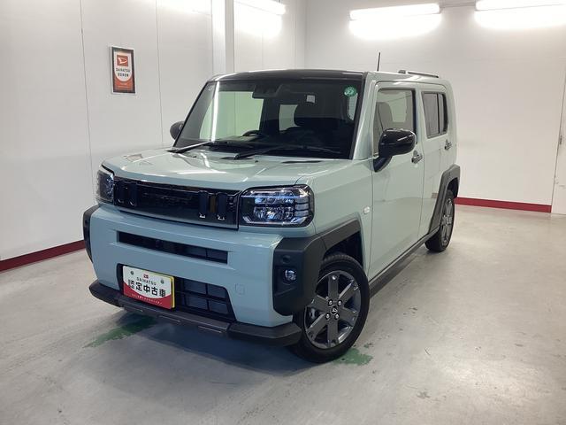 タフト Ｇターボ　ダーククロムベンチャー　衝突被害軽減ブレーキ　横滑り防止装置　オートハイビーム　アイドリングストップ　ステアリングスイッチ　オートライト　キーフリーシステム　オートエアコン　ナビ　ドラレコ　ＥＴＣ　マット　バイザー（3枚目）