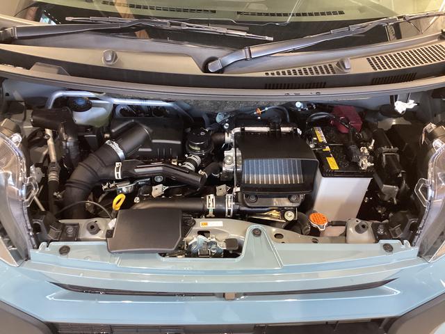 タント ファンクロスターボ　衝突被害軽減ブレーキ　横滑り防止装置　オートハイビーム　アイドリングストップ　ステアリングスイッチ　オートライト　キーフリーシステム　オートエアコン　パノラマカメラ　マット　バイザー（17枚目）