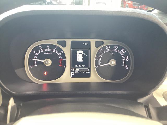 ムーヴキャンバス ストライプスGターボ 衝突被害軽減ブレーキ 横滑り防止装置 オートハイビーム アイドリングストップ ステアリングスイッチ オートライト キーフリーシステム オートエアコン パノラマカメラ マット バイザー(30枚目)