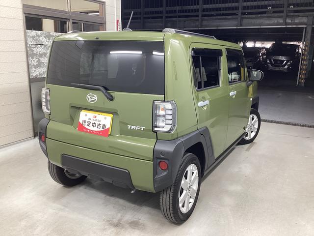 タフト G 衝突被害軽減ブレーキ 横滑り防止装置 オートハイビーム アイドリングストップ ステアリングスイッチ オートライト キーフリーシステム オートエアコン マット バイザー(8枚目)