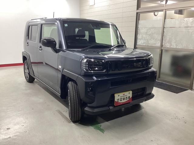 タフト Ｇ　ダーククロムベンチャー　衝突被害軽減ブレーキ　横滑り防止装置　オートハイビーム　アイドリングストップ　ステアリングスイッチ　オートライト　キーフリーシステム　オートエアコン　パノラマカメラ（6枚目）