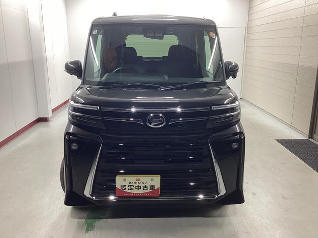 タント カスタムＲＳ　衝突被害軽減ブレーキ　横滑り防止装置　オートハイビーム　アイドリングストップ　ステアリングスイッチ　オートライト　キーフリー　オートエアコン　ナビ　ドラレコ　パノラマカメラ　ＥＴＣ　マット　バイザー（4枚目）