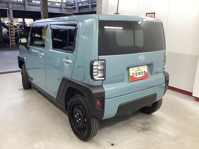 タフト Ｘ　衝突被害軽減ブレーキ　横滑り防止装置　オートハイビーム　アイドリングストップ　ステアリングスイッチ　オートライト　キーフリーシステム　オートエアコン　パノラマカメラ　マット　バイザー（9枚目）