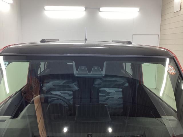 タフト Gターボ 衝突被害軽減ブレーキ 横滑り防止装置 オートハイビーム アイドリングストップ ステアリングスイッチ オートライト キーフリーシステム オートエアコン パノラマカメラ マット バイザー(19枚目)