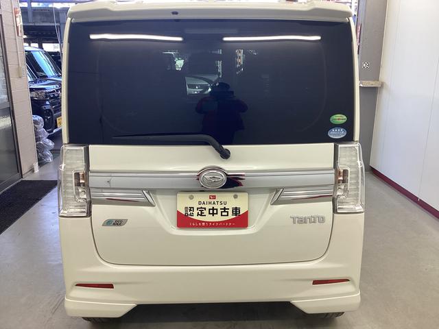 タント カスタムRS アイドリングストップ ステアリングスイッチ オートライト キーフリーシステム オートエアコン ナビ ETC マット バイザー(3枚目)