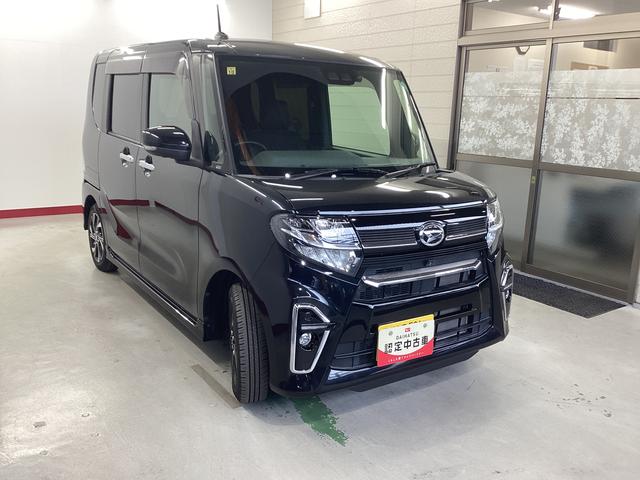 タント カスタムＸセレクション　衝突被害軽減ブレーキ　横滑り防止装置　オートハイビーム　アイドリングストップ　ステアリングスイッチ　オートライト　キーフリーシステム　オートエアコン　ナビ　ドラレコ　パノラマカメラ　マット　バイザー（6枚目）