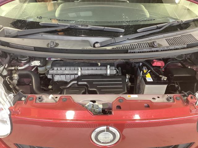 ムーヴキャンバス Ｇブラックインテリアリミテッド　ＳＡＩＩＩ　衝突被害軽減ブレーキ　横滑り防止装置　オートハイビーム　アイドリングストップ　ステアリングスイッチ　キーフリー　オートエアコン　ナビ　パノラマカメラ　ＥＴＣ　　社外ドラレコ　マット　バイザー（17枚目）