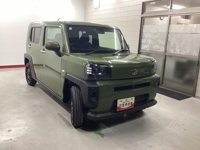 タフト Ｘ　衝突被害軽減ブレーキ　横滑り防止装置　オートハイビーム　アイドリングストップ　ステアリングスイッチ　オートライト　キーフリーシステム　オートエアコン（6枚目）