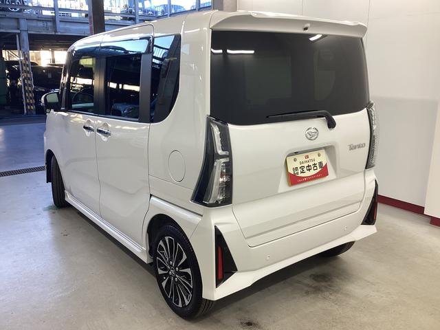 タント カスタムRS 衝突被害軽減ブレーキ 横滑り防止装置 オートハイビーム アイドリングストップ ステアリングスイッチ オートライト キーフリー オートエアコン ナビ ドラレコ パノラマカメラ ETC マット バイザー(9枚目)