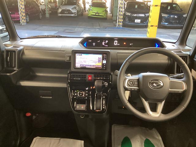 タント カスタムRS 衝突被害軽減ブレーキ 横滑り防止装置 オートハイビーム アイドリングストップ ステアリングスイッチ オートライト キーフリー オートエアコン ナビ ドラレコ パノラマカメラ ETC マット バイザー(16枚目)