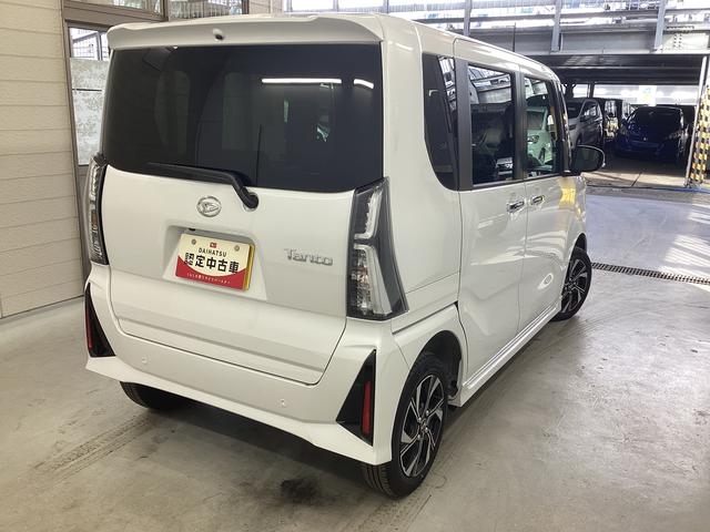 タント カスタムＸ　衝突被害軽減ブレーキ　横滑り防止装置　４ＷＤ　オートハイビーム　アイドリングストップ　ステアリングスイッチ　オートライト　キーフリーシステム　オートエアコン　ナビ　ドラレコ　パノラマカメラ　ＥＴＣ（8枚目）