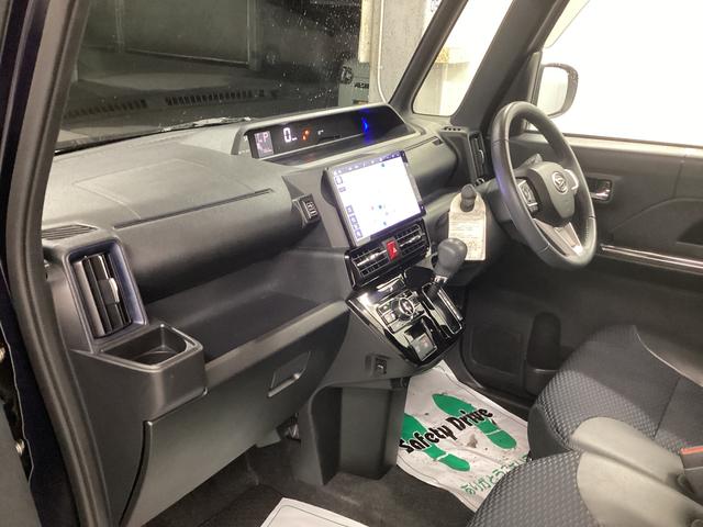タント カスタムＲＳ　衝突被害軽減ブレーキ　横滑り防止装置　オートハイビーム　アイドリングストップ　ステアリングスイッチ　オートライト　キーフリーシステム　オートエアコン　ナビ　ドラレコ　パノラマカメラ　マット　バイザー（12枚目）