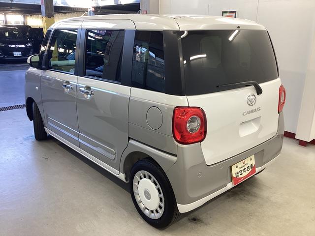 ムーヴキャンバス ストライプスＧターボ　衝突被害軽減ブレーキ　横滑り防止装置　オートハイビーム　アイドリングストップ　ステアリングスイッチ　オートライト　キーフリーシステム　オートエアコン　ディスプレイオーディオ　ドラレコ（9枚目）