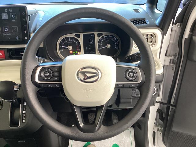 ムーヴキャンバス ストライプスＧターボ　衝突被害軽減ブレーキ　横滑り防止装置　オートハイビーム　アイドリングストップ　ステアリングスイッチ　オートライト　キーフリーシステム　オートエアコン　ディスプレイオーディオ　ドラレコ（21枚目）