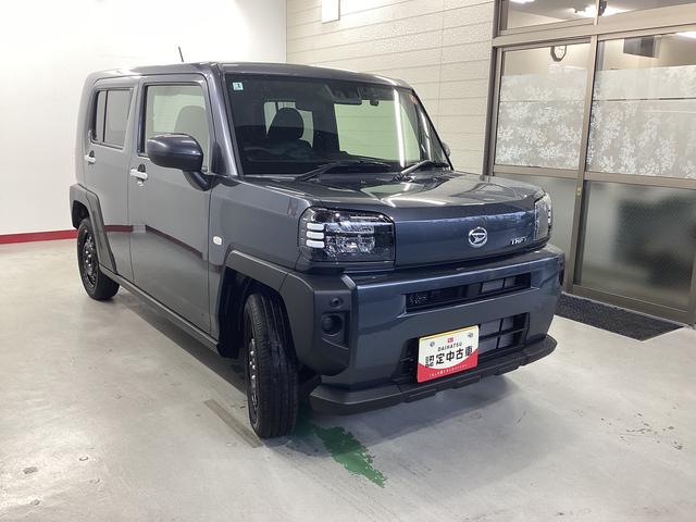 タフト Ｘ　衝突被害軽減ブレーキ　横滑り防止装置　４ＷＤ　オートハイビーム　アイドリングストップ　ステアリングスイッチ　オートライト　キーフリーシステム　オートエアコン　ナビ　ドラレコ　ＥＴＣ　マット（6枚目）