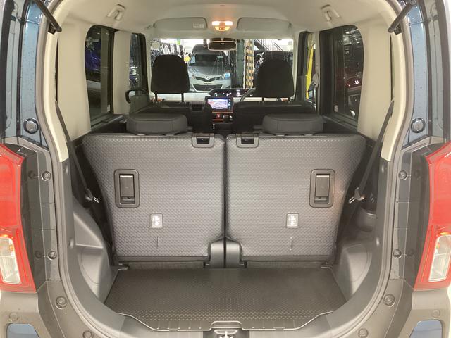 タント ファンクロスターボ　衝突被害軽減ブレーキ　横滑り防止装置　オートハイビーム　アイドリングストップ　ステアリングスイッチ　オートライト　キーフリー　オートエアコン　ナビ　ドラレコ　パノラマカメラ　ＥＴＣ　マットバイザー（15枚目）