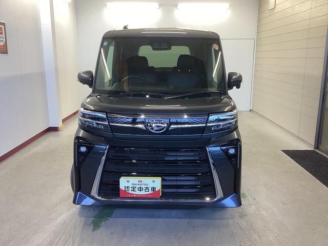 タント カスタムＸ　衝突被害軽減ブレーキ　横滑り防止装置　オートハイビーム　アイドリングストップ　ステアリングスイッチ　オートライト　キーフリーシステム　オートエアコン　パノラマカメラ　マット　バイザー（2枚目）