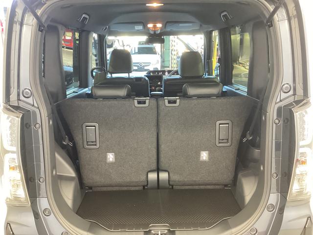 タント カスタムＸ　衝突被害軽減ブレーキ　横滑り防止装置　オートハイビーム　アイドリングストップ　ステアリングスイッチ　オートライト　キーフリーシステム　オートエアコン　パノラマカメラ　マット　バイザー（15枚目）