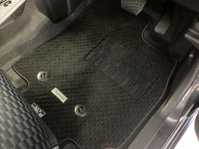 タント カスタムＸ　衝突被害軽減ブレーキ　横滑り防止装置　オートハイビーム　アイドリングストップ　ステアリングスイッチ　オートライト　キーフリーシステム　オートエアコン　パノラマカメラ　マット　バイザー（24枚目）