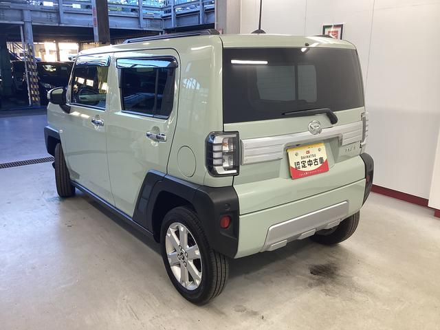 タフト Ｇ　クロムベンチャー　衝突被害軽減ブレーキ　横滑り防止装置　４ＷＤ　オートハイビーム　アイドリングストップ　ステアリングスイッチ　オートライト　キーフリーシステム　モニター付きオーディオ　パノラマカメラ　マット　バイザー（9枚目）