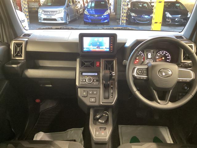 タフト Ｇ　クロムベンチャー　衝突被害軽減ブレーキ　横滑り防止装置　４ＷＤ　オートハイビーム　アイドリングストップ　ステアリングスイッチ　オートライト　キーフリーシステム　モニター付きオーディオ　パノラマカメラ　マット　バイザー（16枚目）