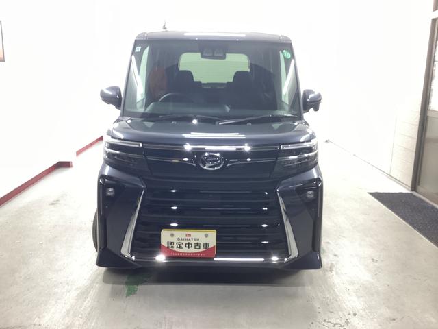 タント カスタムＸ　衝突被害軽減ブレーキ　横滑り防止装置　オートハイビーム　アイドリングストップ　ステアリングスイッチ　オートライト　キーフリーシステム　オートエアコン　パノラマカメラ（2枚目）