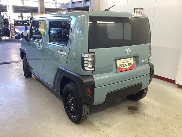 タフト Ｘ　衝突被害軽減ブレーキ　横滑り防止装置　オートハイビーム　アイドリングストップ　ステアリングスイッチ　オートライト　キーフリーシステム　オートエアコン　ナビ　ドラレコ　バックカメラ　ＥＴＣ（11枚目）