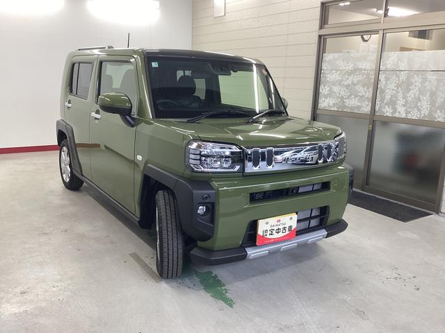 タフト Ｇ　クロムベンチャー　衝突被害軽減ブレーキ　横滑り防止装置　オートハイビーム　アイドリングストップ　ステアリングスイッチ　オートライト　キーフリーシステム　オートエアコン　ナビ　ドラレコ　パノラマカメラ　ＥＴＣ　マット（6枚目）