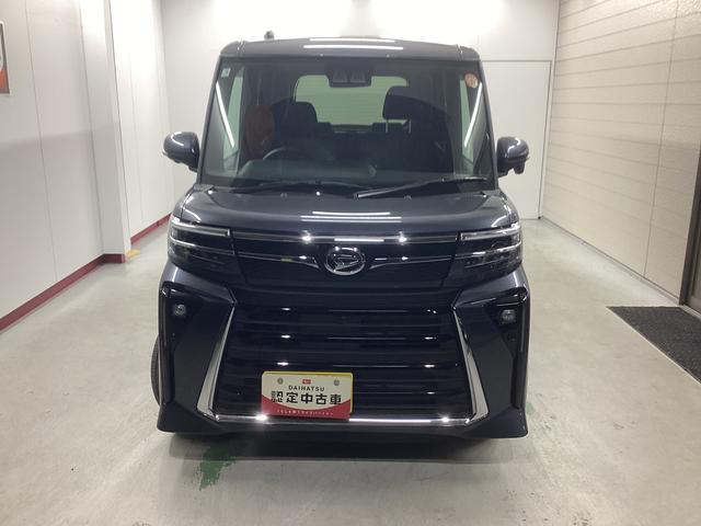 タント カスタムＸ　衝突被害軽減ブレーキ　横滑り防止装置　オートハイビーム　アイドリングストップ　ステアリングスイッチ　オートライト　キーフリーシステム　オートエアコン　パノラマカメラ　マット　バイザー（2枚目）