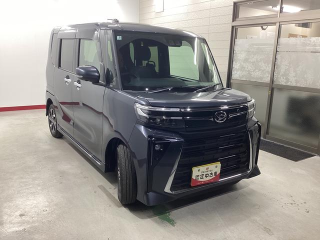 タント カスタムＸ　衝突被害軽減ブレーキ　横滑り防止装置　オートハイビーム　アイドリングストップ　ステアリングスイッチ　オートライト　キーフリーシステム　オートエアコン　パノラマカメラ　マット　バイザー（6枚目）