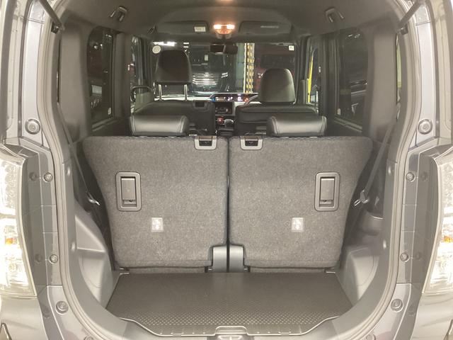 タント カスタムＸ　衝突被害軽減ブレーキ　横滑り防止装置　オートハイビーム　アイドリングストップ　ステアリングスイッチ　オートライト　キーフリーシステム　オートエアコン　パノラマカメラ　マット　バイザー（15枚目）