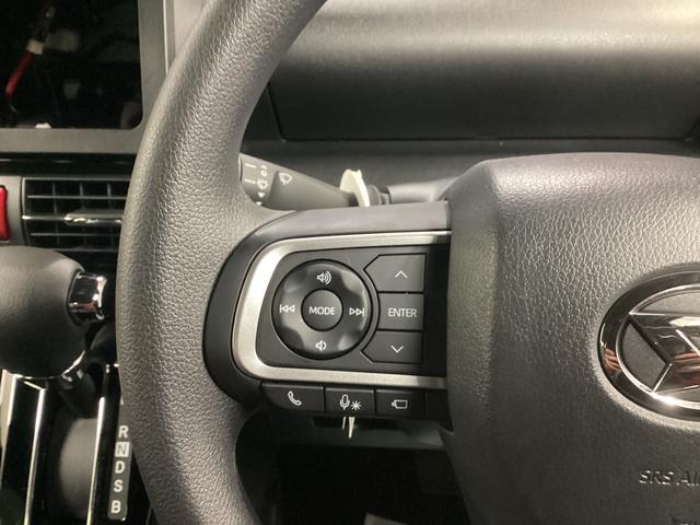 タント カスタムＸ　衝突被害軽減ブレーキ　横滑り防止装置　オートハイビーム　アイドリングストップ　ステアリングスイッチ　オートライト　キーフリーシステム　オートエアコン　パノラマカメラ　マット　バイザー（28枚目）