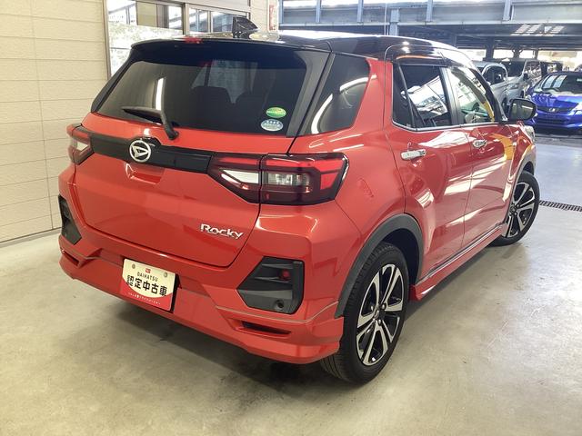 ロッキー G 衝突被害軽減ブレーキ 横滑り防止装置 オートハイビーム アイドリングストップ ステアリングスイッチ オートライト キーフリーシステム オートエアコン CDチューナー ETC マット バイザー(8枚目)