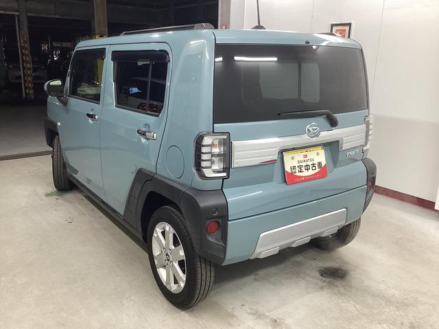 タフト Ｇ　クロムベンチャー　衝突被害軽減ブレーキ　横滑り防止装置　オートハイビーム　アイドリングストップ　ステアリングスイッチ　オートライト　キーフリー　オートエアコン　ナビ　ドラレコ　パノラマカメラ　ＥＴＣ　マット　バイザー（9枚目）