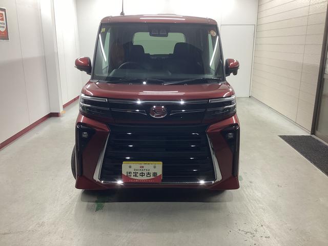 タント カスタムＲＳ　衝突被害軽減ブレーキ　横滑り防止装置　オートハイビーム　アイドリングストップ　ステアリングスイッチ　オートライト　キーフリーシステム　オートエアコン　パノラマカメラ　マット　バイザー（2枚目）